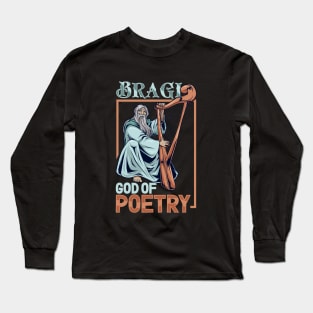 Viking god of poetry Bragi Long Sleeve T-Shirt